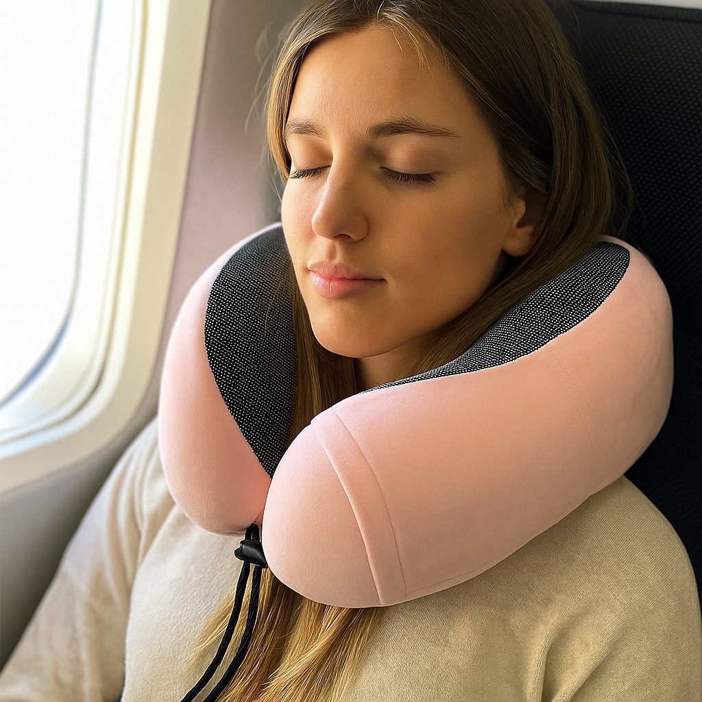 AirRest Memory Foam Travel Pillow