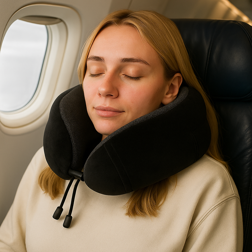 AirRest Memory Foam Travel Pillow