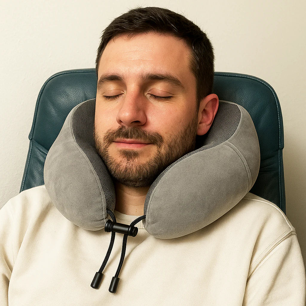 AirRest Memory Foam Travel Pillow