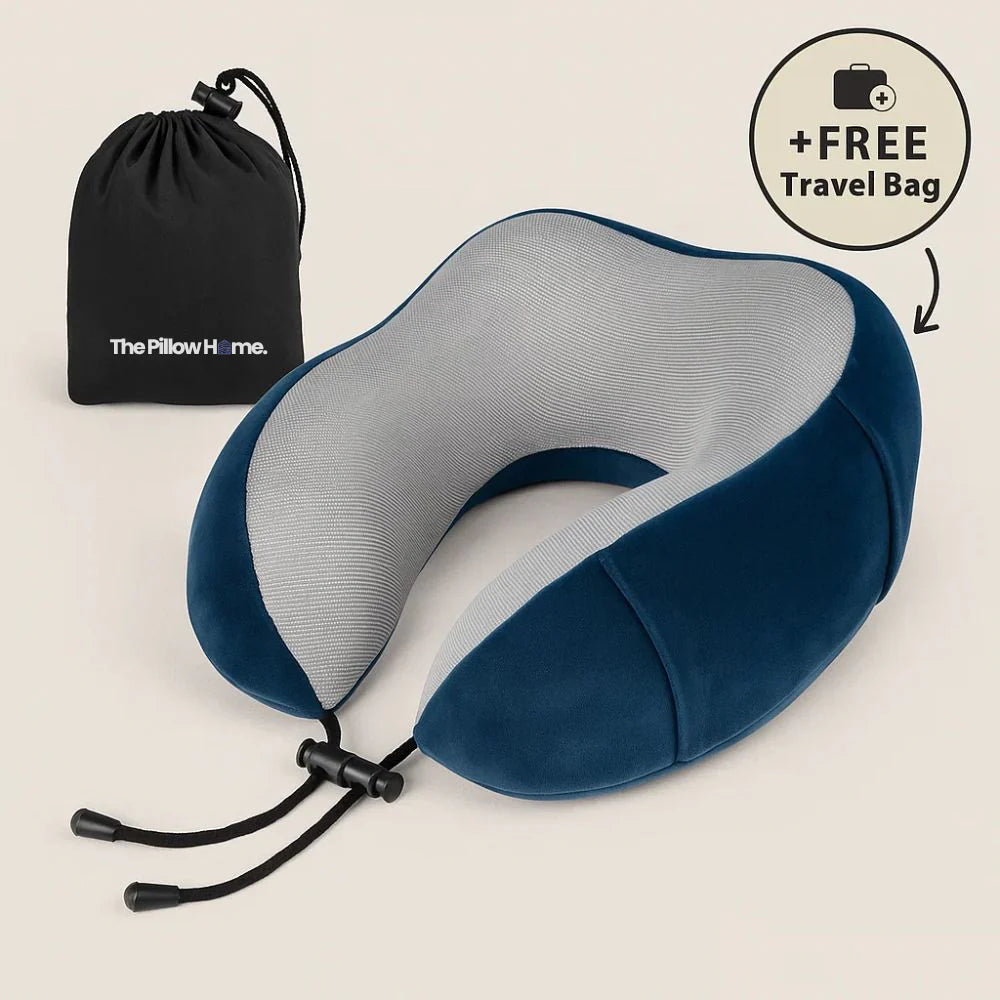 AirRest Memory Foam Travel Pillow