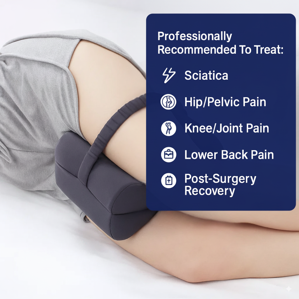 SpineAlign Memory Foam Knee Pillow