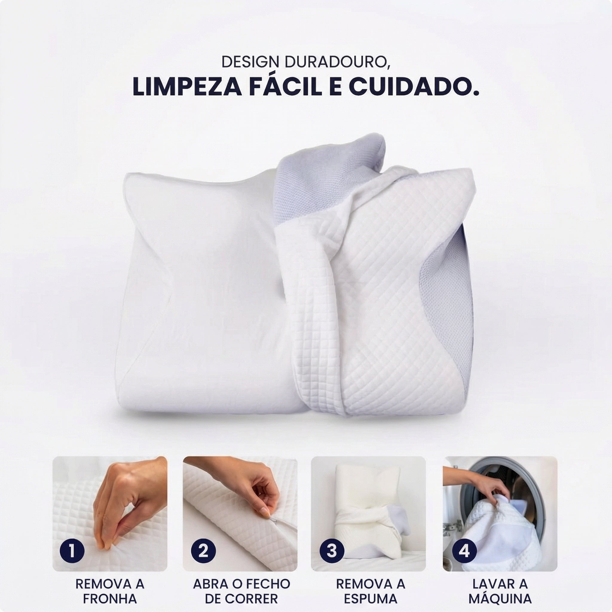 Funda de Almofada de Algodão Ultra Macia para SLEEPHOMELIFE