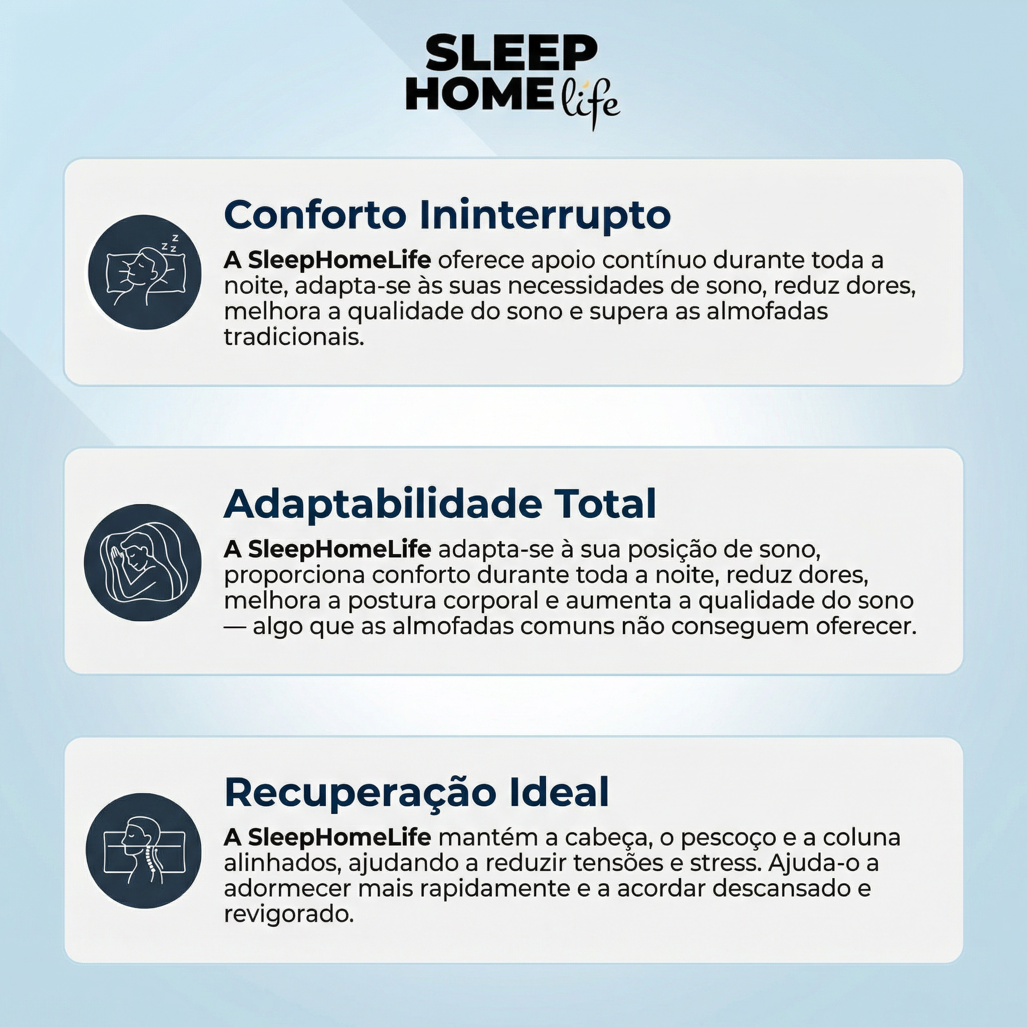 SLEEPHOMELIFE - Finalmente acordar sem dor
